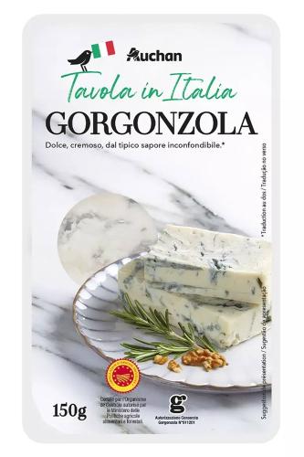 gorgonzola posé par styliste culinaire packaging