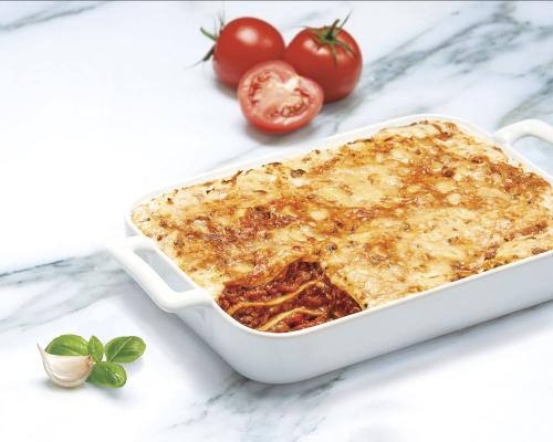 visuel d'emballage de lasagnes par styliste culinaire packaging 