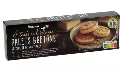 palets bretons présentés dans une assiette par styliste culinaire packaging