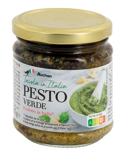 pesto verde en visuel préparé par une styliste culinaire packaging